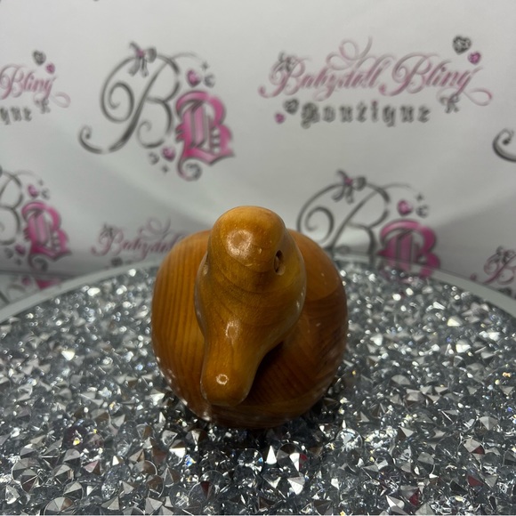 Vintage wood duck decoy decor carved wooden shiny duck π¦ - Picture 3 of 9